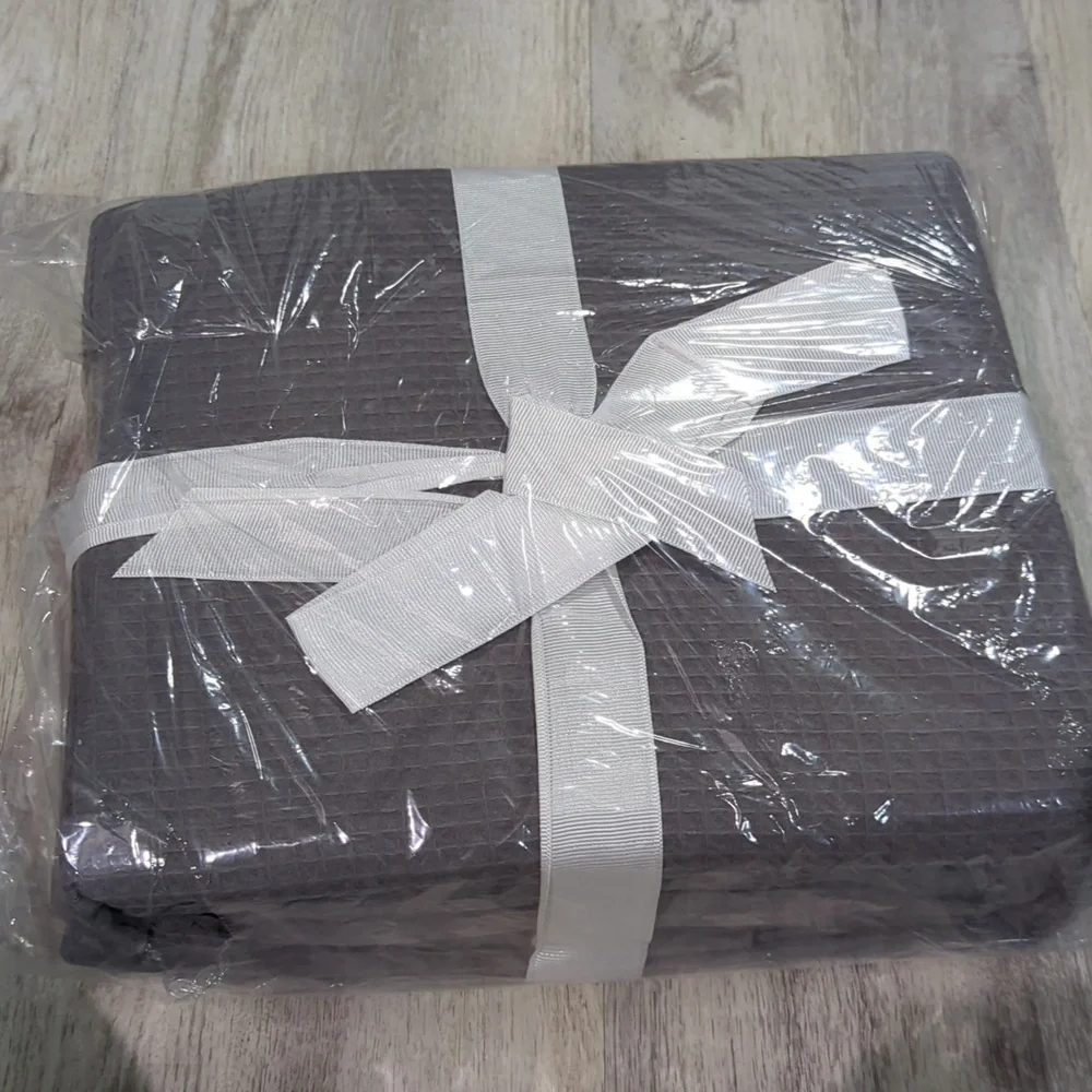 Great Bay Home 100% Cotton Blanket for King Size Bed | Lightweight Breathable
